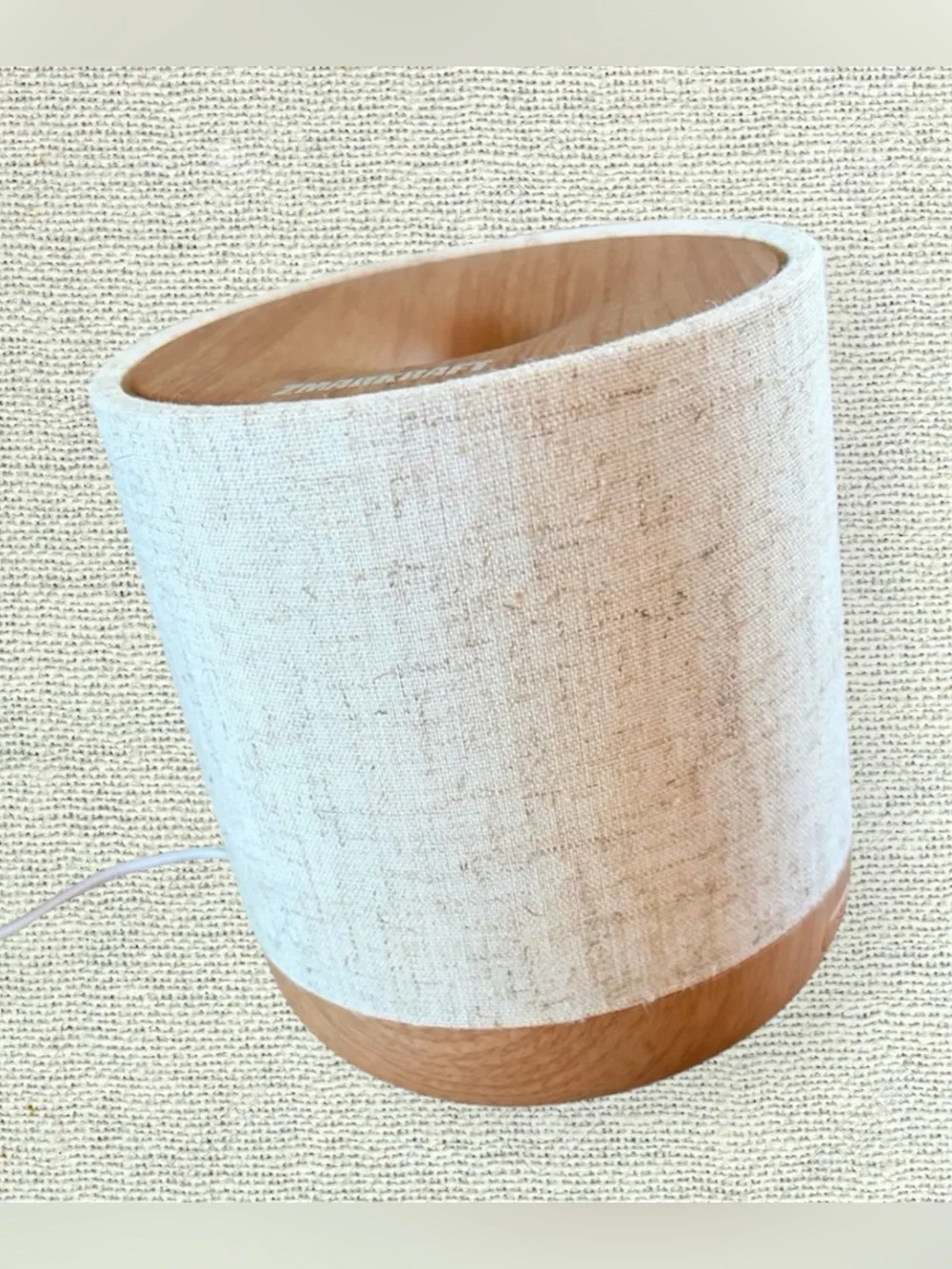 Wood Grain Essential Oil Diffuser LED Lamp